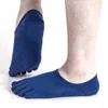 メンズソックスVeridical 5ペアロット5本の指は目に見えない靴下の男性コットンノンスリップクールなつま