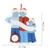 2020 DIY Nazwa Błogosławieństwa Snowman Choinka wisząca wisior Pvc Spot Mask Nowe ozdoby świąteczne Święty Ozdoby Świętego Clausa Flat 5391739