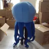 2018 High quality Blue octopus Mascot Costume Cartoon Character Adult Size