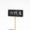 Mini Wood Garden Tag Small blackboard Garden Tags Markers Nursery Plastic Plant Labels For Microlandschaft Wood Succulent Tags HHD1119