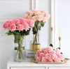 Simulation fleurs décoratives main hydratante rose ins normes bouqueton bouquet photo accessoires décoration artificielle fleur tenant