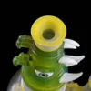 Monster water pipe glass bongs smoking hookah silicone pipes dab rigs 7'' with 14mm mini bowl