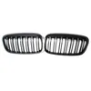 Par Glossy Black Car Dual Line Front Grill Grills för 2 Series GT F45 F46 ABS Grill Coupe Cabriolet