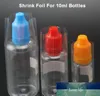 Heat Shrink Tube Clear PVC Wrap Film voor 5 ml 10 ml 15 ml 20 ml 30 ml 50 ml plastic fles E vloeibare fles krimpband