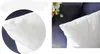 Housse de coussin en sergé de coton pur blanc/naturel toutes tailles avec fermeture éclair cachée pour impression personnalisée/bricolage coussin en coton blanc 200GSM