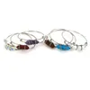 2020 cristaux de guérison créatifs Bracelets améthyste Quartz Rose perle Bracelet Point de guérison femmes pierre naturelle Bracelet manchette bijoux