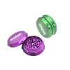 60mm Tobacco Grinder 3 Layers aluminum Grinders Herb Cigarette Smoking Spice Crusher With Handle