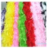 2021 Hot Selling Flera Färg Marabou Feather Boa För Fancy Dress Party Burlesque Boas Gratis frakt