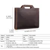 Leather Briefcases Men Computer Bag Business Messenger Genuine Man Bags1