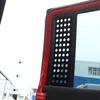 Bil bakdörrfönster glas strippanel för jeep wrangler jk 20072017 bil yttre tillbehör1492801