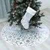 8 estilos Árvore de Natal saia Festival interior base da árvore Decoração de Natal aventais Saia de árvore de férias em casa decoração T3I51101