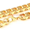 Chains 17mm Wide Stainless Steel Gold Color Cuban Curb Link Chain Waterproof Men Bracelet Or Necklace Various Sizes 7-40inches1