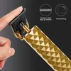 New polygonal diamond gold clippers oil head carving 0mm R-shaped blade 1200mah Li-ion battery T9 electric hair trimmer201S