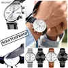 Mens Waterproof Watches Leather Strap Slim Quartz Casual Business Mens Wrist Watch Top Brand Belushi Male Clock 2020 Fashion1234T