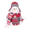 Рождественская подарочная коробка для конфеты Santa Claus Snowman Plush Doll Ornament Рождественский настольный украшение украшения ювелирные изделия детские подарки 96793774819579