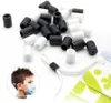 NEW 100PCS Rope Cord Locks Toggles For Buckle Drawstrings Elastic Cord Adjuster Non Slip Stopper Silicone fixed buckle8348465