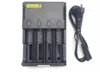 Chargeur de batterie I4 Chargeur entièrement compatible à 4 emplacements pour batterie au lithium 18650 26650 16340 14500 Nitecore D4 I4