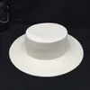 Wool Felt Women039s Hats White Wide Brim Fedoras for Wedding Party Hats Fedora caps1076906