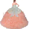 Sweetheart Fully Embroidery Charra Insignia Quinceanera Dress Mexican Medallions and Ruffles Debutante Ball Gown Detachable Bowknot