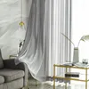 Super macia moderna cortina de tule para sala de estar bedroço voile puro cortinas para blinds de janela tratamento de decoração de casa