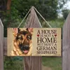 Hond Tags Rechthoekige Houten Hond Accessoires Mooie Vriendschap Dier Teken Plaques Rustieke Muur Decor Woondecoratie HHC2145