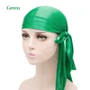 Мода Durag Hat мужчина женщин шелк -атлас эластичный носок химиотерапе