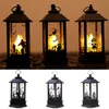 Patrimates elétricos Lâmpada de Vela de Halloween Vela 2020 Decoração de Halloween Abóbora Bruxa Lâmpada de Crânio para Haloween Party Decor