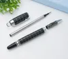 Luxury Crystal head Roller ball pen school office stationery Business gift writing refill pens Engraved Name1512187