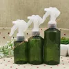 100 ml/150 ml/200 ml olivgrüne PET-Sprühflasche mit durchsichtiger Sprühpistole. Wassersprühflasche, nachfüllbare Toilettenwasserflasche