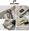 Brand Designer Spring Hip Hop Joggers Men Black Harem Multi-pocket Ribbons Man Sweatpants Streetwear Casual Mens Cargo Pants