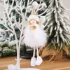 Ornement d'ange en plumes, offre spéciale, ornement de noël, pendentif d'arbre de noël créatif, cadeau pour enfants, vente en gros, nouvel an 2021, nouvelle collection