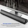 USB Power Sound Bar Computer Heaters Portable Wired Bluetooth Soundbar -högtalare för PC Surround Sound med inbyggda subwoofers7154099