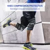 منصات الركبة الكوع 1pc Sports Kneepad مضغوطة الدعم المرن للياقة البدنية معدات كرة السلة الدعامة