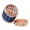 DHL Top qualité Herb Grinder 4 Couches 63mm Sound Box Avec Gel De Silice Joint Broyeur Tabac Concassage En GrosDHL HHF25