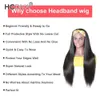 Brazilian Virgin Human Hair HeadBand Make Full Head Straight Body Wave Deep Wave Curly Kinky Straight Texture Weaving High Quality