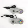Prise USB poignée filaire contrôleurs de jeu manettes de jeu manettes de jeu accessoires de lecteur pour consoles de jeu rétro portables SNES
