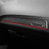 Interior Carbon Fiber Door Panel Trim Cover Copilot Dashboard Panel Stickers Styling for Audi Q5 2010-2018 SQ5 2013-2017234h