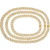 Erkek buzlu zincirler kolyeler moda hip hop kolye takı gül altın gümüş Miami Küba bağlantı zincirleri kolye 7518719