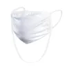 Kinder hängende Halsmaske Radfahren tragen Anti-Staub-Baumwolle Mund Gesichtsmaske PM 2,5 Maske Unisex Mann Frau Schwarz Weiß