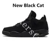 4s White Sail SE Neon 2020 Black Cat Jumpman 4 Basketballschuhe Metallic Green Trainer Travis Scotts Purple Männer Sport Turnschuhe Größe 36-47