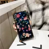 Luxo Blue Ray Rose Flower Case Phone para Samsung Nota 20 Ultra 10 Plus A50 A70 S10E S20 10 Plus S9 S8 A30 A20 M30 Capa