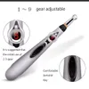 2020 Yeni Elektronik Akupunktur Kalem Elektrik Meridyenleri Terapi Masaj Kalemi Meridian Enerji Kalemi Kabul Acı Araçları 2774216