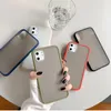 Mint híbrido Matte Bumper Phone Case para Iphone 11 Pro Max Xr Xs 6s 8 7 Plus à prova de choque macio TPU silicone Matte Capa