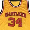 Couture Len 34 biais Maryland Terrapins film maillots de basket-ball hommes S M L XL XXL XXXL9984209