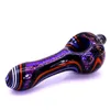 Flash Stripe Glass Pipe 4.1 "Mini Hand Pipes Lepel Design