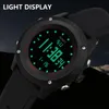Montres-bracelets LED luxe hommes analogique montre numérique Sport décontracté étanche poignet haute qualité Drop Shopping Reloj De Hombre Wd31
