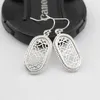 Dangle Chandelier ZWPON Mini Alloy Geometric Oval Statement Filigree Cutouts Earrings For Women Female Jewelry Whole51550246704666
