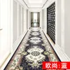 Carpets Customize European Style 3D Red Hallway Stair Carpet Pastoral Corridor Rugs Floor Mat Soft Aisle Thick Anti-slip Long Runner Rug