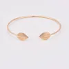 Miss JQ 3 PC SET BREVE BREVE BRACELETS BRACELES GOLD Foglie SIMMETRIA SIMMETRIA BANTAGLI REGOLABILI PER DONNE PARTY GIETTLE1587323