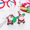 6 Styl Boże Narodzenie Brelok Kreatywny Cartoon Santa Claus Key Ring Men and Women Christmas Gift Decoration Wisiorek